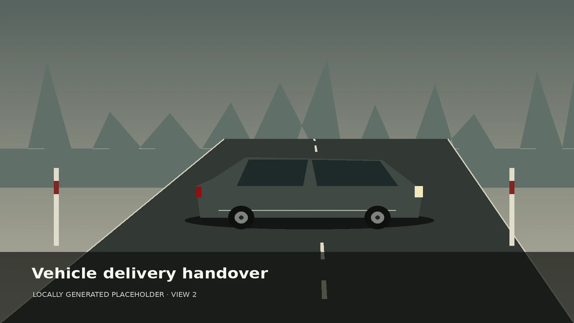 Vehicle delivery handover